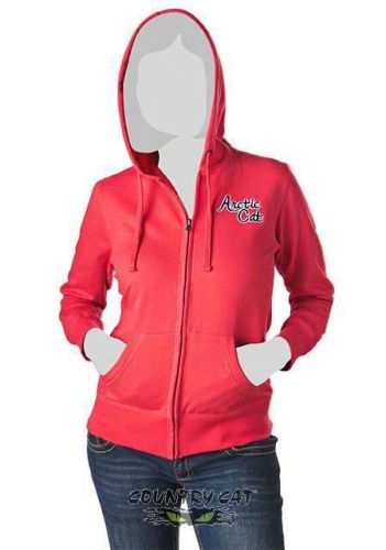 Arctic cat 2014 women&#039;s arctic cat full-zip hoodie sweatshirt - coral - 5249-68_