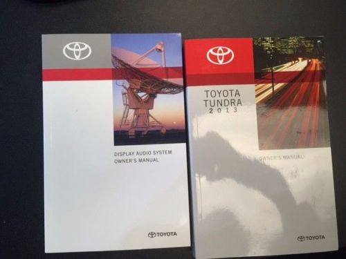 2013 toyota tundra owners manual 2012