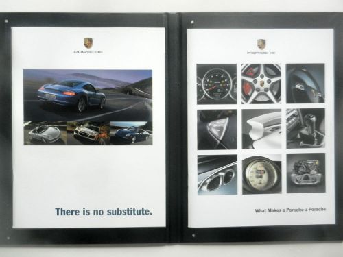 2006 porsche promotional hardback portfolio brochure