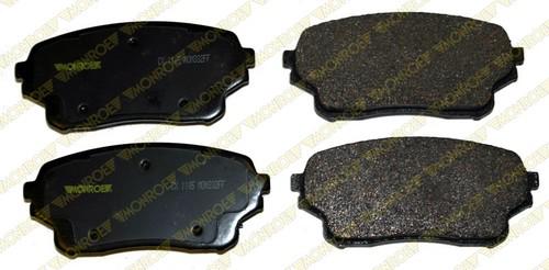 Monroe cx1105 brake pad or shoe, front-monroe ceramics brake pad