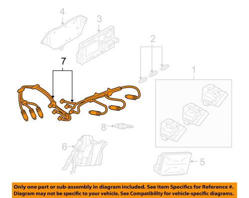 Gm oem ignition system-cable 12192462