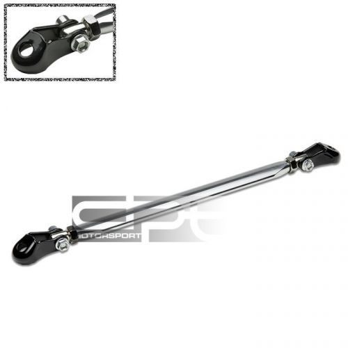 Accord f22 23mm aluminum silver suspension rear lower strut tower brace bar rod