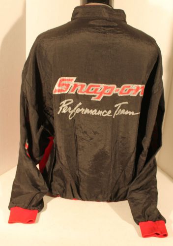 Vintage snap on tools performance nylon zip up windbreaker nylon jacket size xl