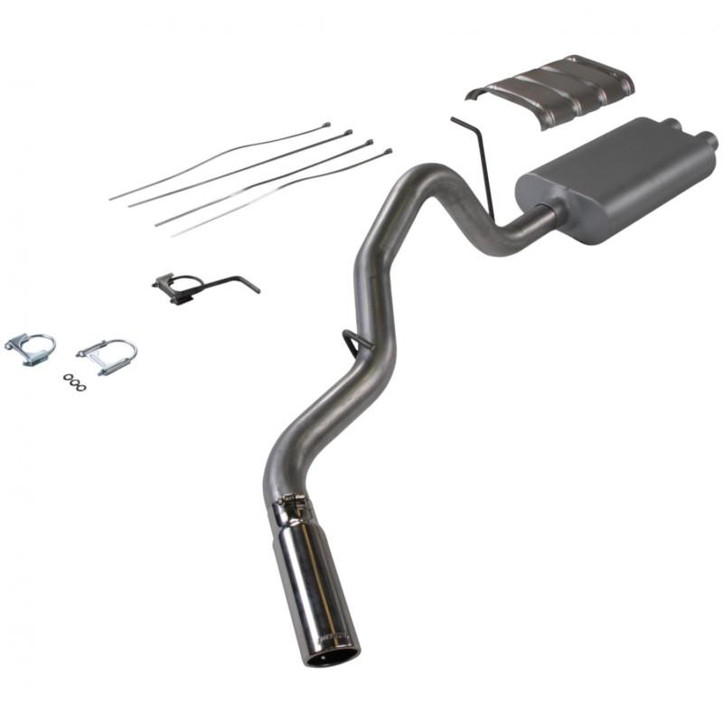 Flowmaster cat-back system - single side exit - american thunder - aggressive