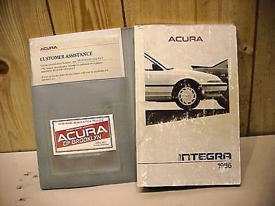 Acura integra 86 1986 owners manual &amp; guides with case