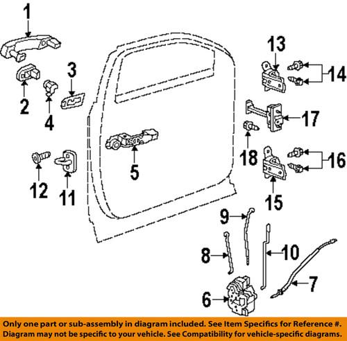 Gm oem 13579522 door lock motor/door lock actuator motor