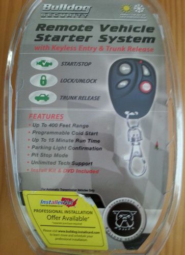 Bulldog security brand remote car starter model rs102e