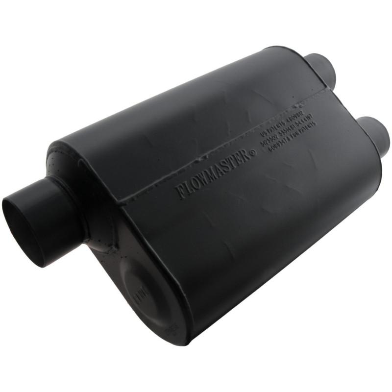 Flowmaster super 40 muffler - 3.00 offset in / 2.50 dual out - aggressive sound