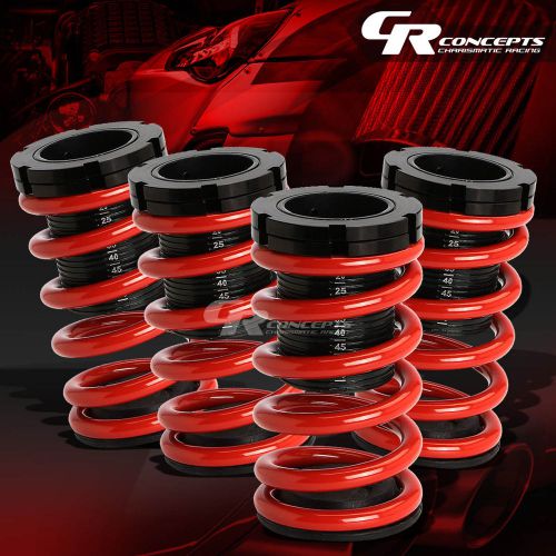 Lowering 1-3&#034;adjustable scale coilover+red coil springs for 01-05 civic em2 es