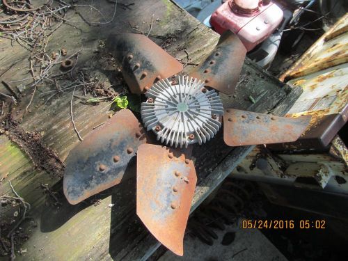 1954-55-56 ford y-block original five blade clutch fan ? chevy chrysler ? 54