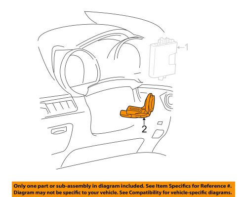 Toyota oem 14-15 highlander anti-theft-ignition immobilizer module 897820e010