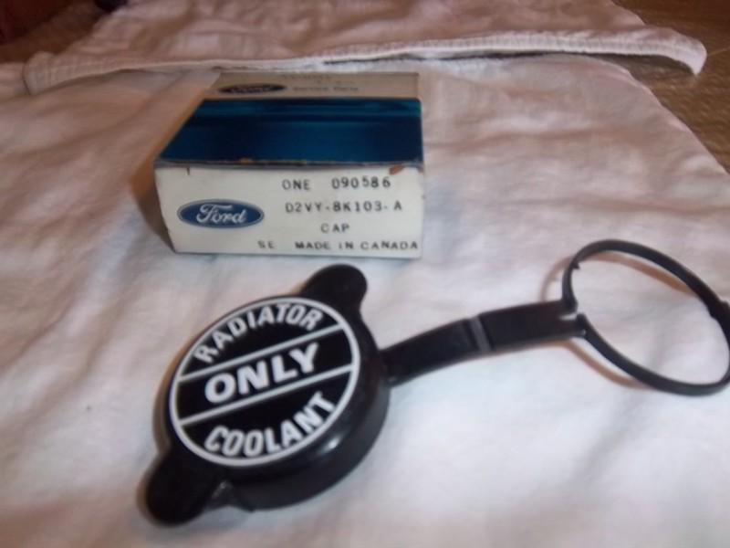 Ford  nos radiator coolant overflow cap d2vy-bk103-a