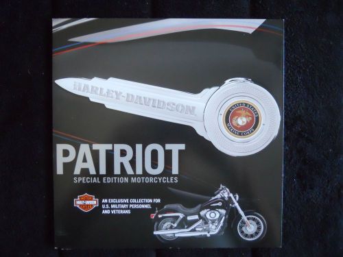 2007 harley davidson  patriot special edition motorcycles sales brochure