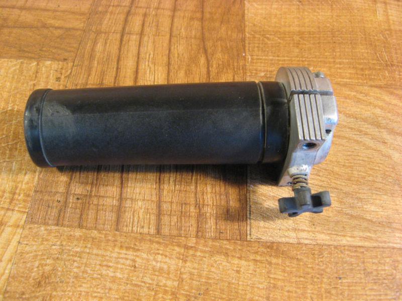 70-81 harley sportster ironhead throttle twist grip & clamp oem-80