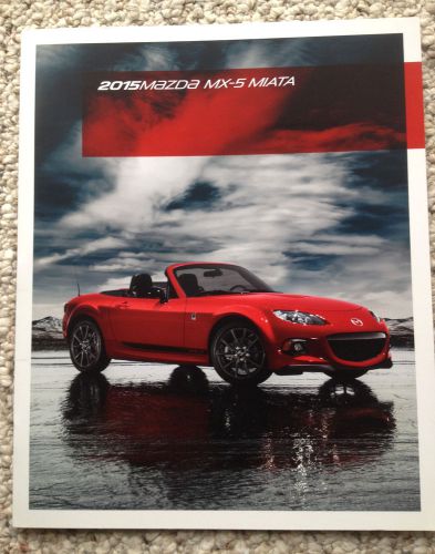 2015 mazda mx-5 miata catalog, sales brochure