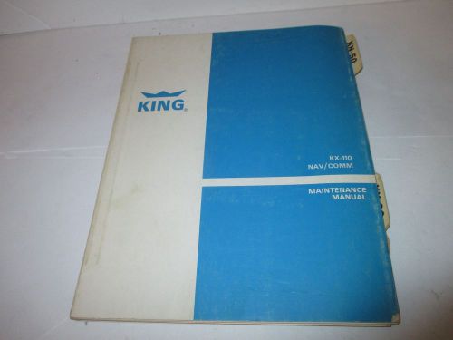 King kx-110 nav comm kn-50 ky-90 ki-210 maintenance manual aircraft avionics