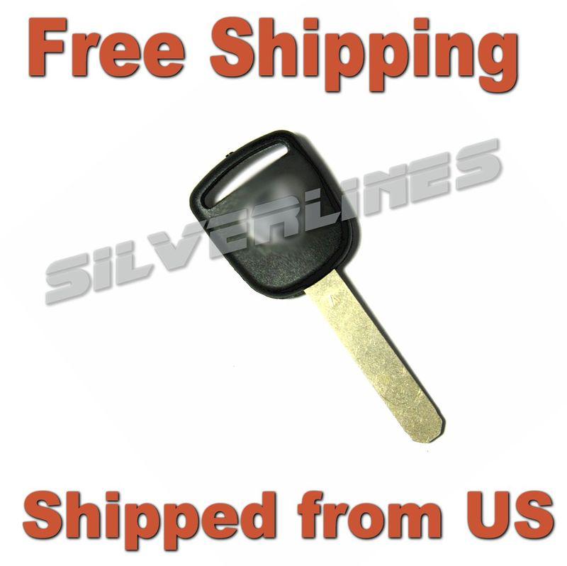 2002-2006 uncut honda crv transponder ignition blank replacemet key blade - hf