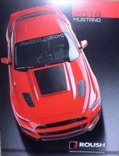 2016 ford roush mustang brochure (10 pages)