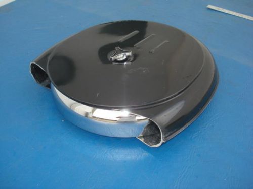 Kenny&#039;s own fiberglass &#034;caddy style&#034; air cleaner cover with chrome shield &#034;blem&#034;