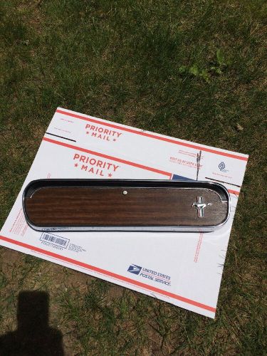 1965 1966 mustang glove box door wood grained original