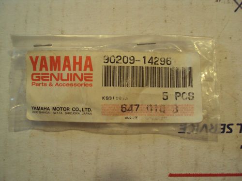 5 vintage nos, oem yamaha snowmobile plastic ski washers, ex, vmax, 90209-14296