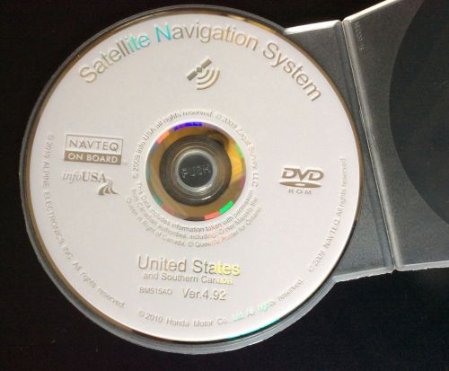 2011 update 2006 2007 2008 2009 2010 honda navigation dvd ver. 4.92