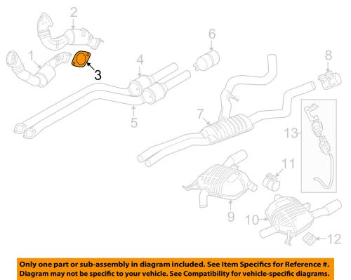 Bmw oem 09-16 z4 3.0l-l6 exhaust-manifold gasket 18307553603