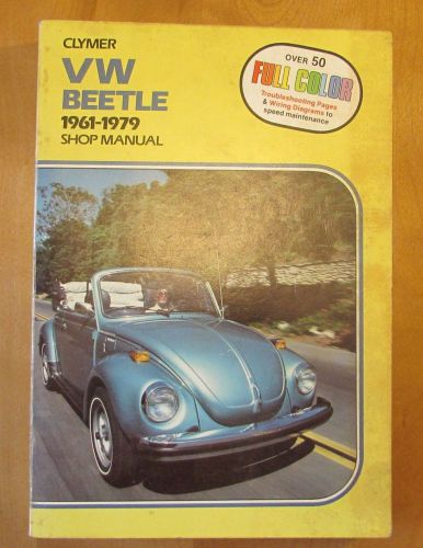 Clymer vw beetle 1961-1979 shop manual