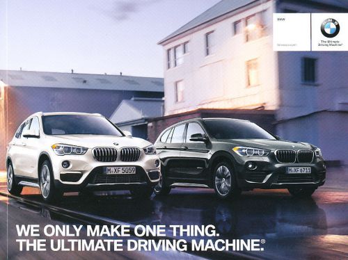 2016 bmw 128-page car sales brochure catalog  320i 328i 428i 640i x1 x3 x5 i3 i8