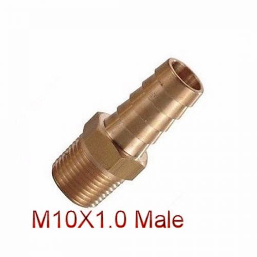 Metric m10x1.0 male to 8mm hose id barb oil gas fuel water fitting adapter l-3a