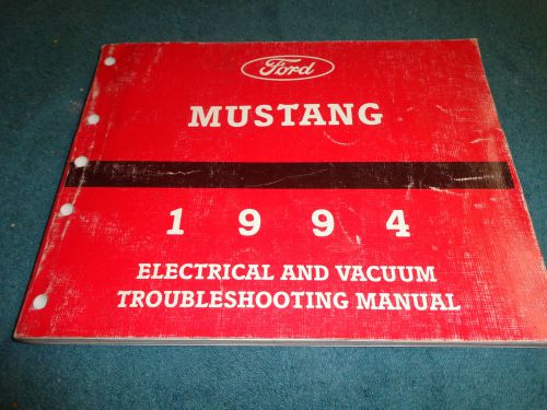 1994 ford mustang electrical / vacuum shop manual / original evtm service book