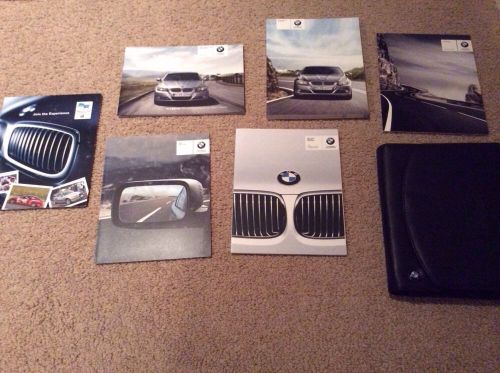 2010 bmw 3 series owners manual with case book set