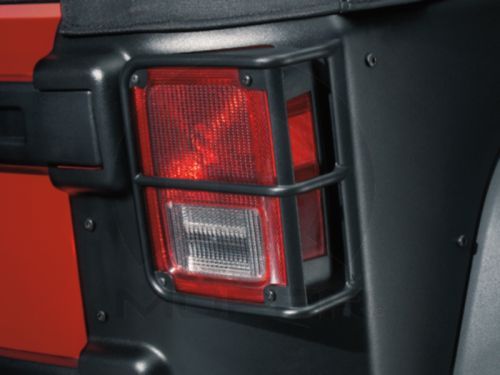 Mopar oem jeep wrangler black tail light guards 82210270ad