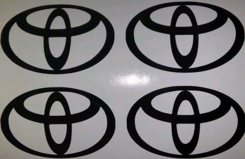 6x toyota wheel hub rim center cap logo decal sticker decal trd corolla camry