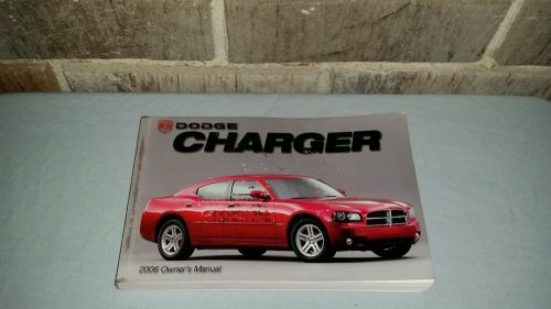 Original oem 2006 dodge charger owners manual book