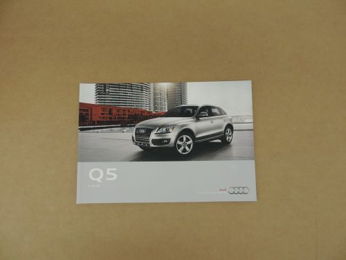 2012 audi q5 2.0t 3.2 premium plus prestige sales brochure dealer catalog