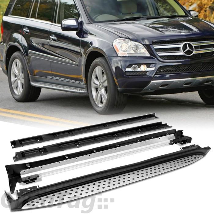 2007-2012 m benz x164 gl-class suv aluminum running board foot side step bar new