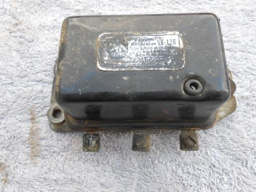 Vintage &#034;echlin vr 126 voltage regulator ~ 12v