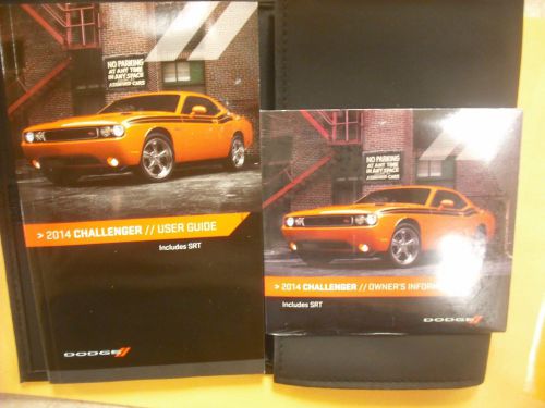 2014 dodge challenger   owners manual &amp; case &amp; dvd