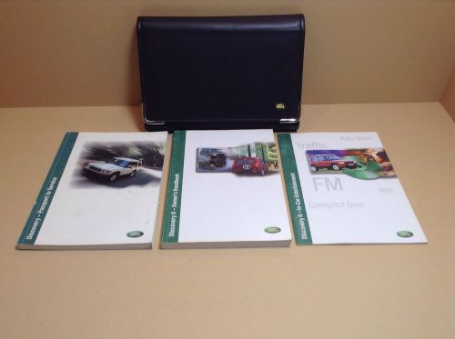 2001 land rover discovery owners manual handbook gt9.