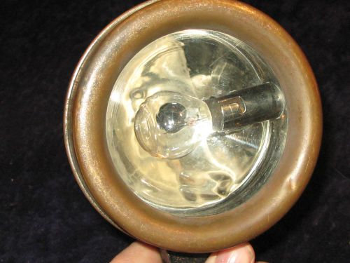 Antique vintage brass headlight bicycle or motorcycle