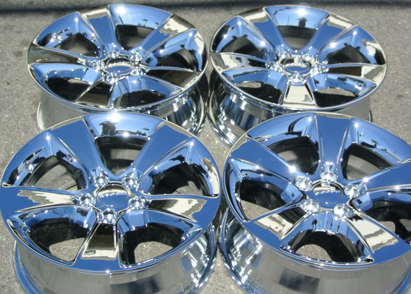 17" dodge charger challenger magnum new chrome wheels rims alloys set 4 chrysler