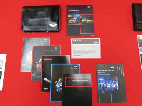 10 2010 mini convertible owners manual with case