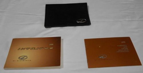 1999 oldsmobile intrigue owner manual 3/pc set &amp; black oldsmobile factory case,,