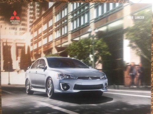 2016 mitsubishi lancer brochure