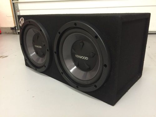 12&#034; kenwood subwoofers w/ enclosure