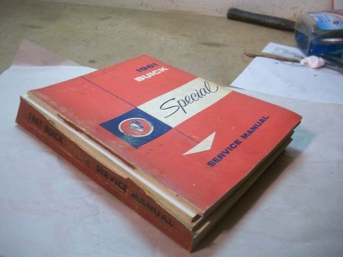 1961 buick special service original  shop manual