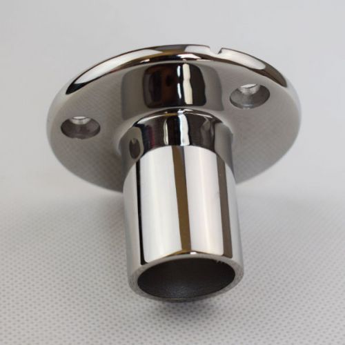 1piece 90° boat hand rail fits 7/8&#034; round base s.s for marine polished solid