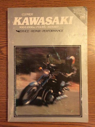 Clymer kawasaki 900 &amp; 1000cc fours 1973-1977 service-repair-performance manual