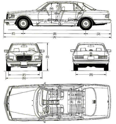 1990 mercedes specification brochure-190e-300sl-500sl